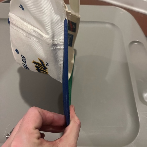 Vintage 80s LA RAMS cap hat team nfl the twill Los Angeles - Picture 9 of 10